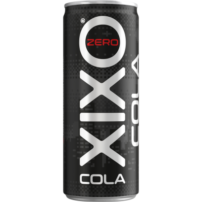 XIXO Cola Zero kólaízű, szénsavas üdítőital édesítőszerekkel 250 ml
