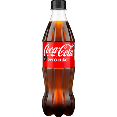 Coca-Cola zéró cukor colaízű energiamentes szénsavas üdítőital édesítőszerekkel 500 ml