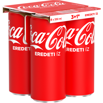 Coca-Cola colaízű szénsavas üdítőital 4 x 330 ml