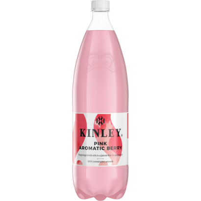 Kinley Pink Aromatic Berry szénsavas, vegyes bogyós gyümölcsízű üdítőital 1,5 l