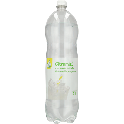 Auchan Tipp Citrom ízű szénsavas üdítőital 2 l