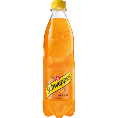 Schweppes narancsízű szénsavas üdítőital cukorral és édesítőszerekkel 0,5 l