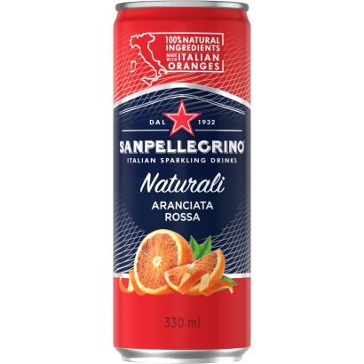 San Pellegrino Aranciata Rossa szénsavas narancs és vérnarancs ital 330 ml