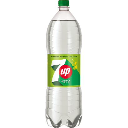 7UP energiamentes citrom és lime aromákkal ízesített szénsavas üdítőital édesítőszerekkel 2 l