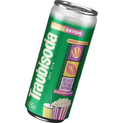 Traubisoda 5% gyümölcslé tartalommal 0,33L