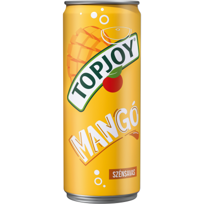 Topjoy mangó ízű szénsavas üdítőital 330 ml