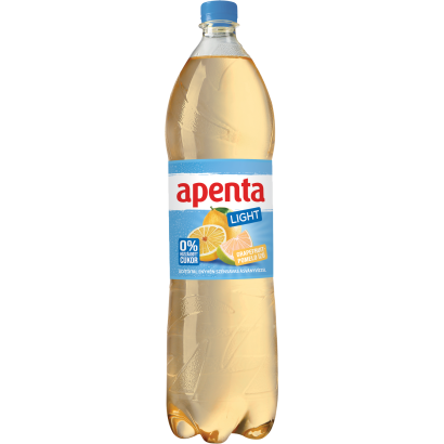 Apenta Light energiamentes grapefruit-pomelo ízű üdítőital enyhén szénsavas ásványvízzel 1,5 l