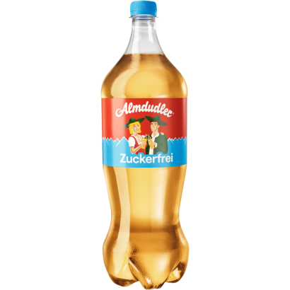 Almdudler cukormentes szénsavas üdítőital alpesi gyógynövénykivonatokkal és édesítőszerekkel 1,5 l