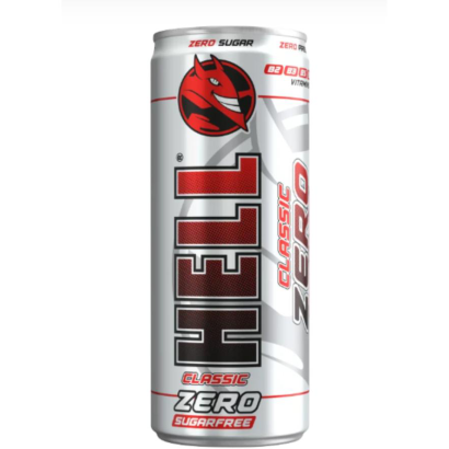 HELL Zero tuttifruttiízű, koffeintartalmú, szénsavas, alkoholmentes ital édesítőszerekkel 250 ml