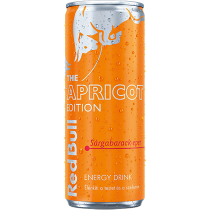 Red Bull The Apricot Edition energiaital sárgabarack-eper ízesítéssel 250 ml