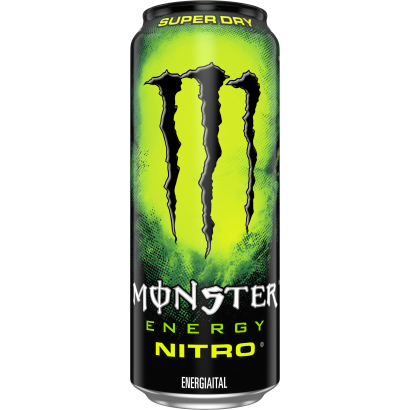 Monster Energy Nitro Super Dry szénsavas ital koffeinnel, cukrokkal és édesítőszerrel 500 ml