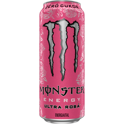 Monster Energy Ultra Rosá szénsavas ital koffeinnel és édesítőszerekkel 500 ml