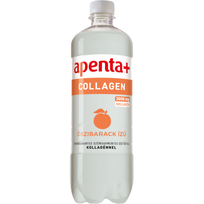 Apenta+ Collagen őszibarack ízű energiamentes szénsavmentes üdítőital kollagénnel 750 ml