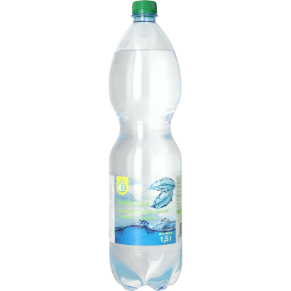 Auchan Tipp Pannon-Aqua szénsavas enyhe ásványvíz 1,5 L
