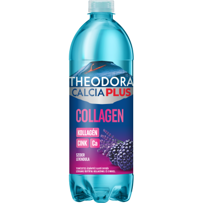 Theodora Calcia Plus Collagen szeder-levendula ízű szén-dioxiddal enyhén dúsított üdítőital 700 ml