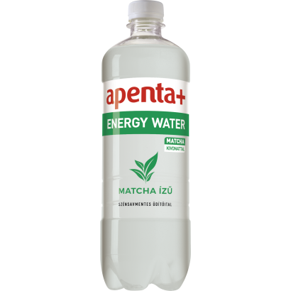 Apenta+ Energy Water matcha ízű szénsavmentes üdítőital 750 ml