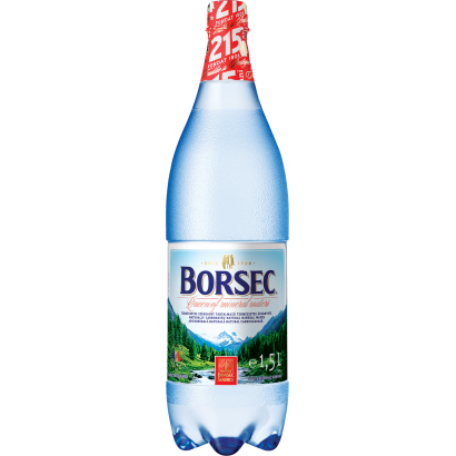 Borsec szénsavas természetes ásványvíz 1,5 l