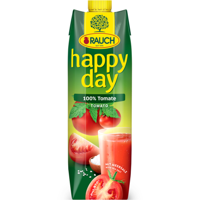 Rauch Happy Day 100% paradicsomlé sűrítményből tengeri sóval 1 l
