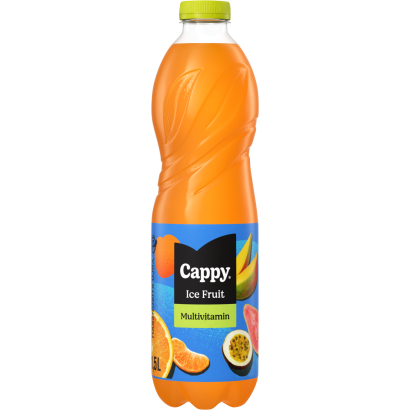 Cappy Ice Fruit Multivitamin szénsavmentes vegyesgyümölcs ital mangosztán ízesítéssel 1,5 l