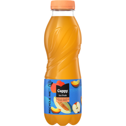 Cappy Ice Fruit szénsavmentes alma-őszibarack-sárgadinnye ital citromfű ízesítéssel 500 ml