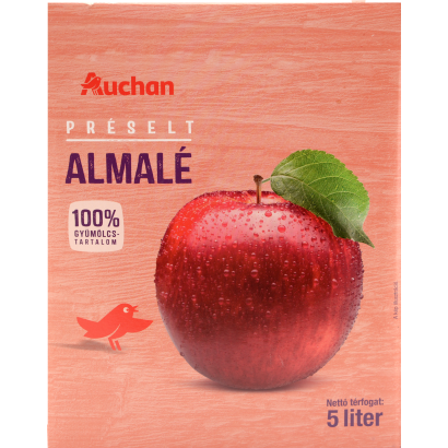 Auchan Kedvenc préselt almalé 100% 5 l