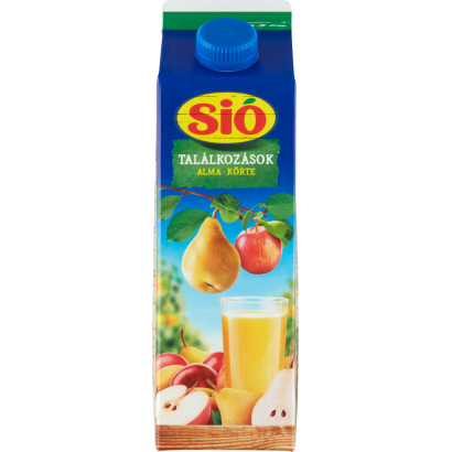 Sió Találkozások rostos alma-körte gyümölcsital 1 l