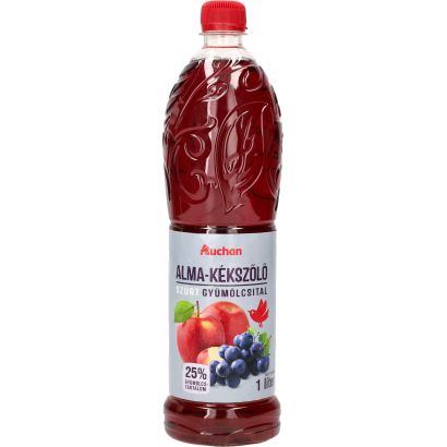 Auchan Kevenc alma-kékszőlő ital 25% 1 l