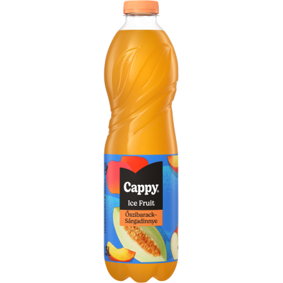 Cappy Ice Fruit szénsavmentes alma-őszibarack-sárgadinnye ital citromfű ízesítéssel 1,5 l