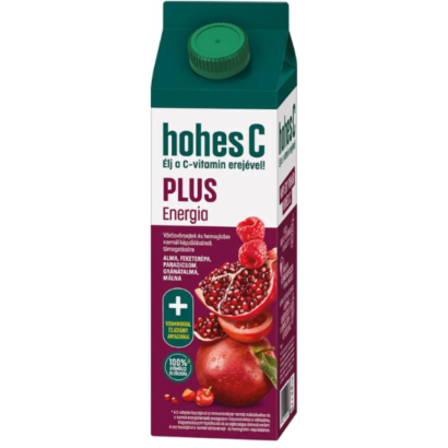 Hohes C Plus Energia vas 100% vegyes gyümölcs- és zöldséglé 1 l