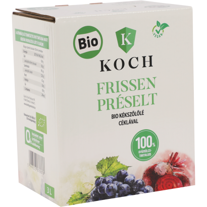 Koch frissen préselt BIO kékszőlőlé céklával 3 l