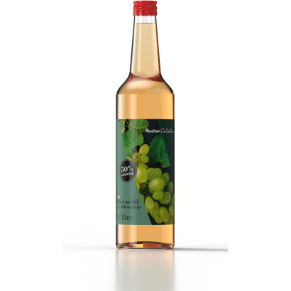Auchan Prémium fehér szőlő gyümölcsszörp 0,7L