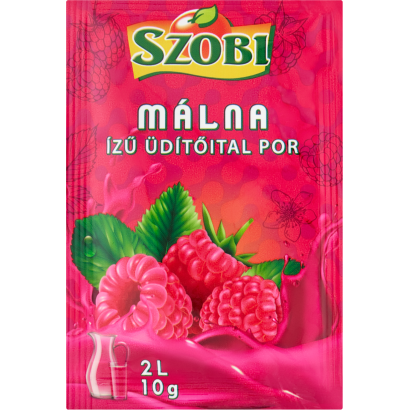 Szobi málna ízű üdítőital por 10 g