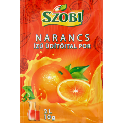 Szobi narancs ízű üdítőital por 10 g