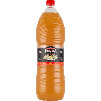 Piroska XXL bodza ízesítésű gyümölcsszörp cukorral és édesítőszerekkel 2 l