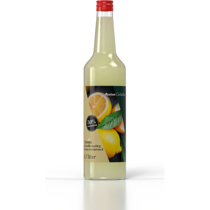 Auchan Prémium citrom gyümölcsszörp menta ízesítéssel 0,7L
