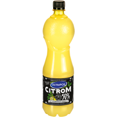 Olympos citrom ízesítő 50% citromlé tartalommal 1 l