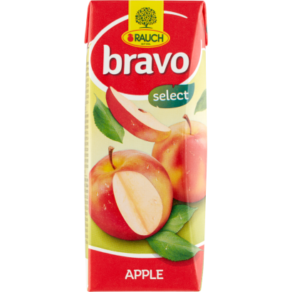 Rauch Bravo Select alma ital cukorral és édesítőszerekkel, C-vitaminnal 0,2 l