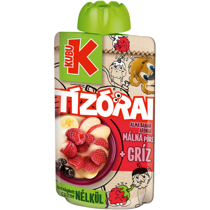 Kubu Tízórai alma-banán-arónia-málna püré búzadarával 100 g