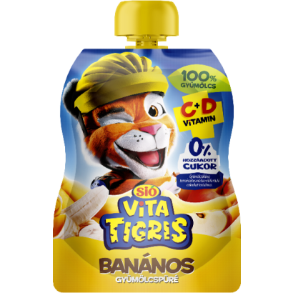 Sió Vitatigris alma-szőlő-banán gyümölcspüré 90 g