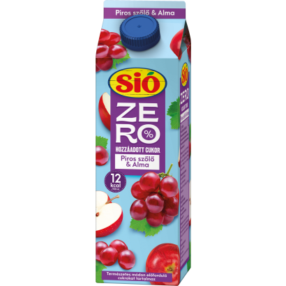 Sió Zero% hozzáadott cukor piros szőlő-alma gyümölcsital 1 l