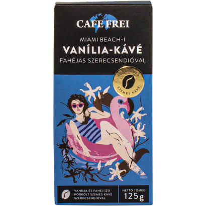 Cafe Frei Miami Beach-i vanília-kávé fahéjas szerecsendióval 125 g