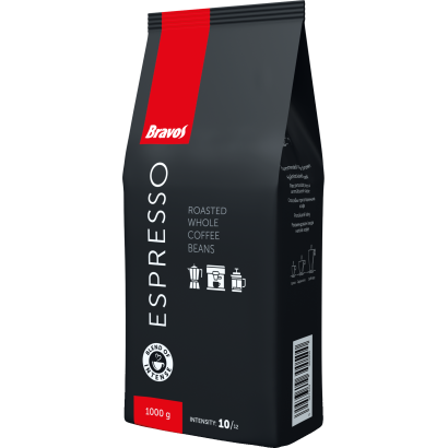 Bravos Espresso pörkölt szemes kávé 1000 g