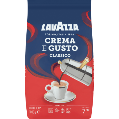 Lavazza Crema E Gusto Classico pörkölt szemes kávé 1000 g