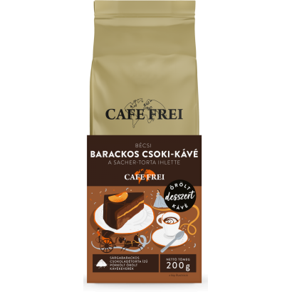 Cafe Frei sárgabarackos csokoládétorta ízű pörkölt őrölt kávékeverék 200 g
