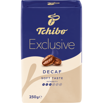 Tchibo Exclusive Decaf koffeinmentes őrölt, pörkölt kávé 250 g