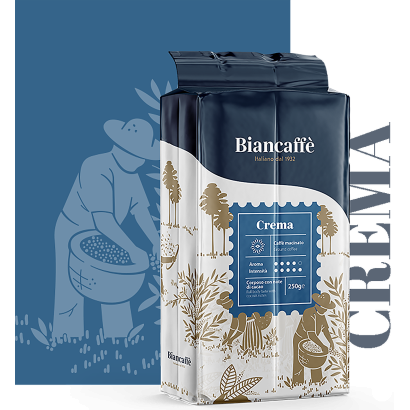 Biancaffé Crema őrölt pörkölt kávé 250 g
