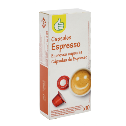 Auchan Tipp  espresso kávékapszula 10 db 50 g