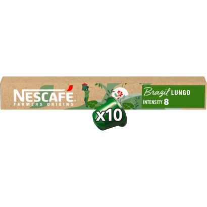 NESCAFÉ Farmers Origins Brazil őrölt pörkölt kávé kapszula 10 db 44 g