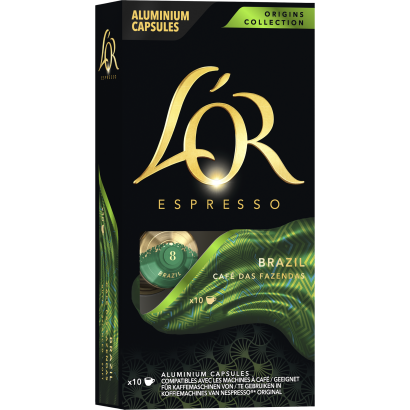 L'OR Espresso Brazil őrölt-pörkölt kávé kapszulában 10 db 52 g