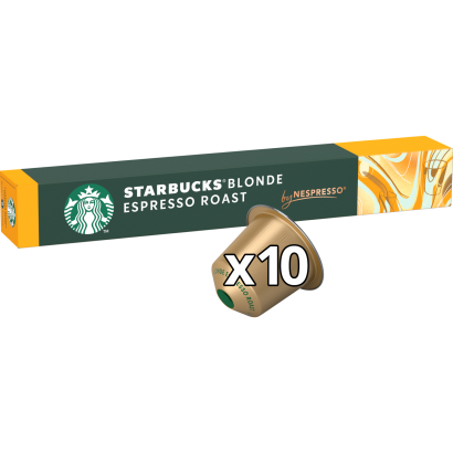 Starbucks by Nespresso Blonde Espresso őrölt pörkölt kávé 10 kapszula 53 g